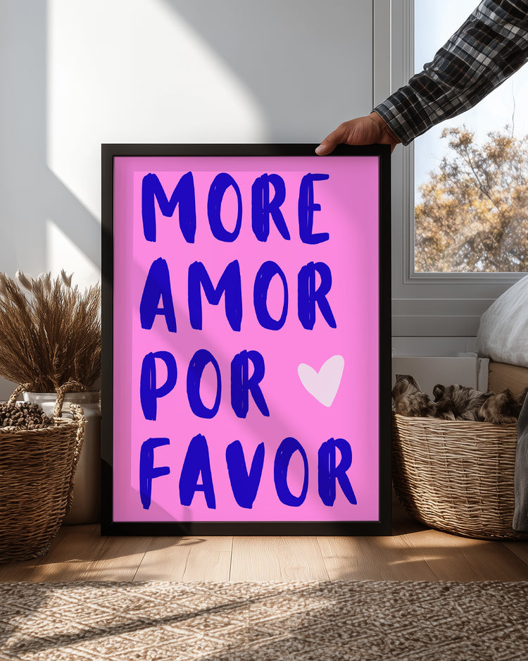 Amor Love Poster Tablosu