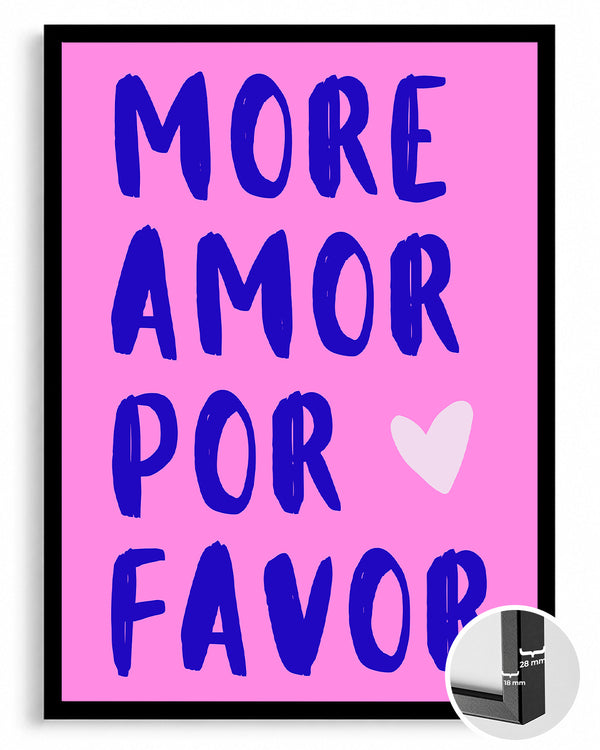 Amor Love Poster Tablosu