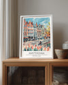 Amsterdam Hollanda Poster Tablosu