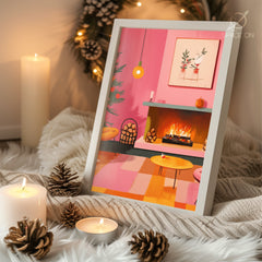 Angel Ornament Art Poster Tablosu