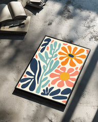 Aqua Botanique Poster Tablosu