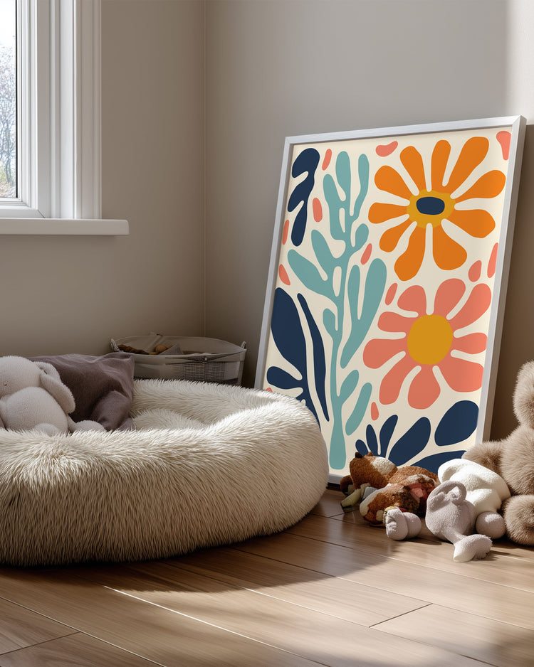 Aqua Botanique Poster Tablosu