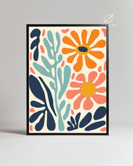 Aqua Botanique Poster Tablosu