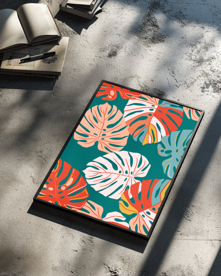 Aqua Tropic Poster Tablosu