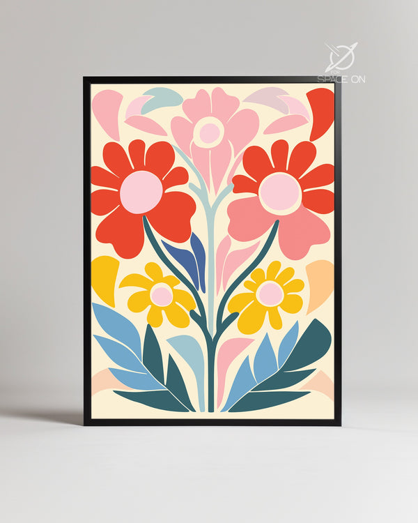 Arbre Rose Poster Tablosu