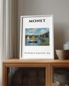 Argenteuil Köprüsü - Claude Monet - 1874 Poster Tablosu