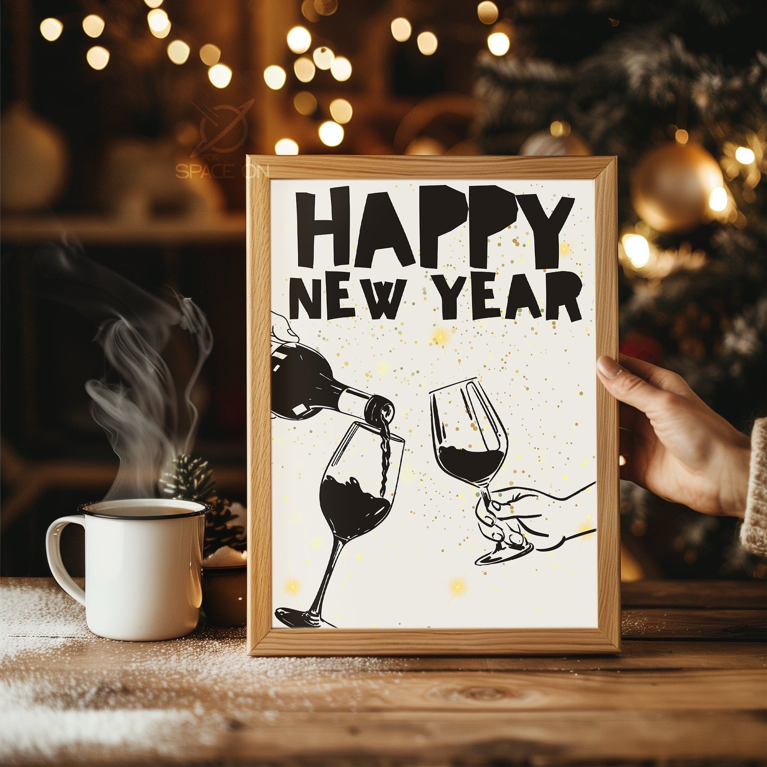 Armchair Reading Scene Poster Tablosu