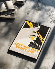 Art Deco Film Poster Tablosu