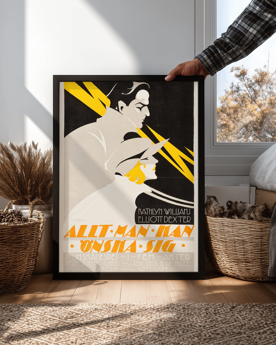 Art Deco Film Poster Tablosu