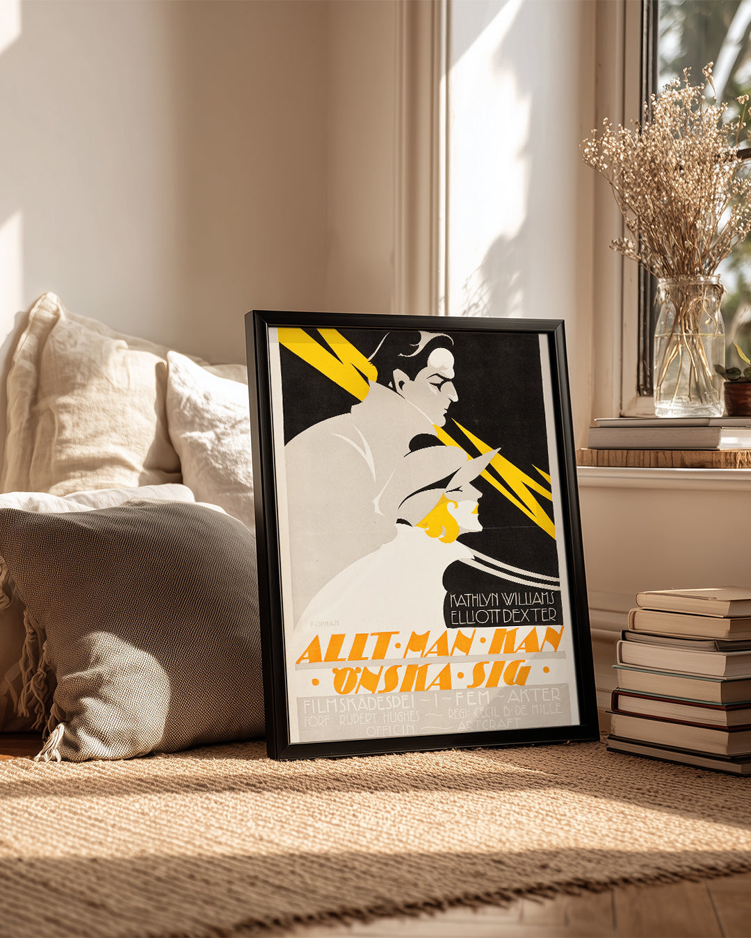 Art Deco Film Poster Tablosu