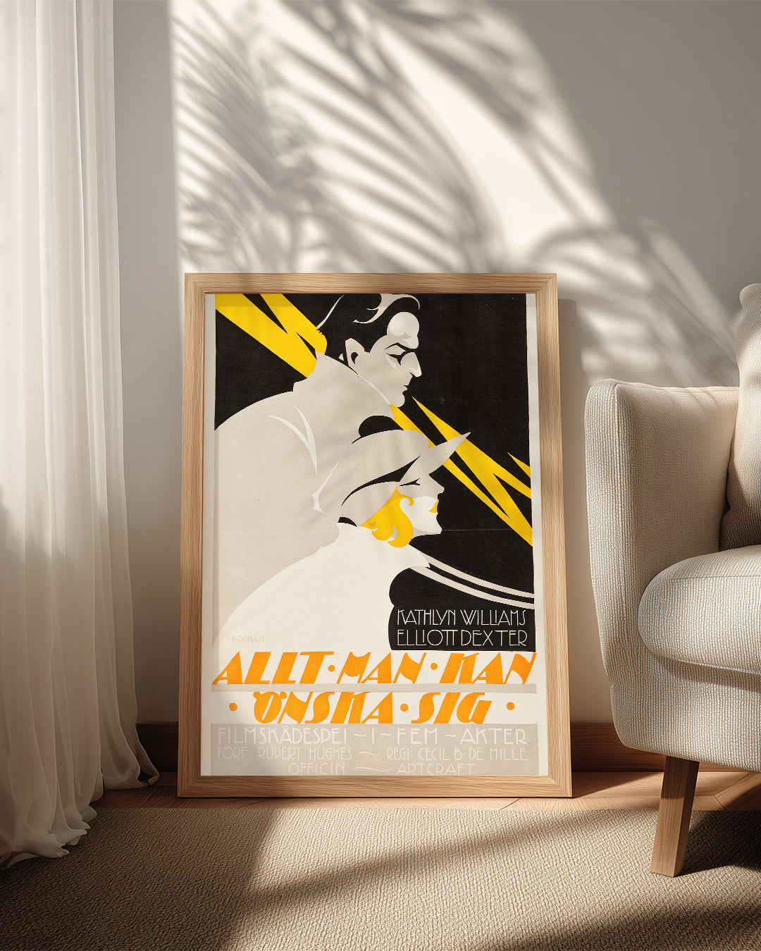 Art Deco Film Poster Tablosu