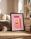 Aşk Kibritleri - Pembe Romantik Tasarım Poster Tablosu