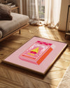 Aşk Kibritleri - Pembe Romantik Tasarım Poster Tablosu