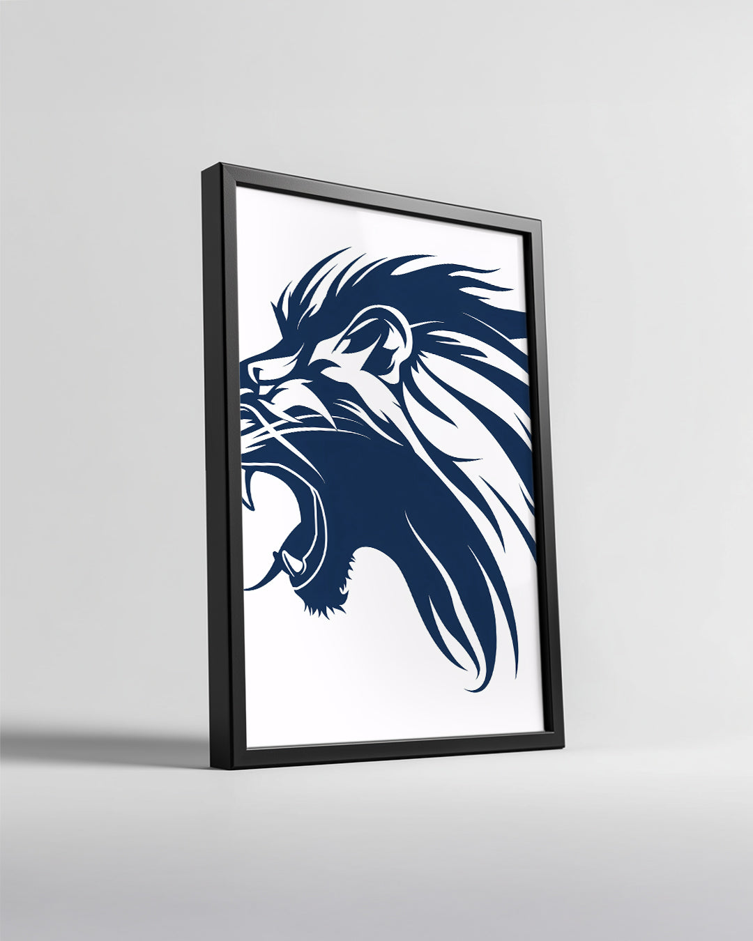 Aslan - Gururlu Aslan Yüzü Poster Tablosu