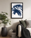 Aslan - Gururlu Aslan Yüzü Poster Tablosu