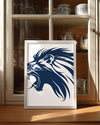 Aslan - Gururlu Aslan Yüzü Poster Tablosu
