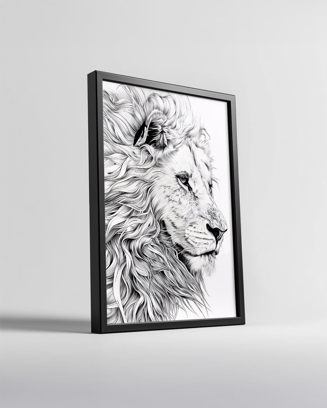 Aslan - Gururlu Bakış Poster Tablosu