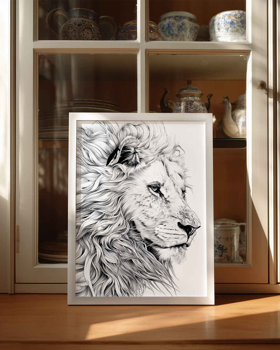Aslan - Gururlu Bakış Poster Tablosu