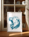 Aslan - Kükreme Anı Poster Tablosu