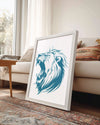 Aslan - Kükreme Anı Poster Tablosu
