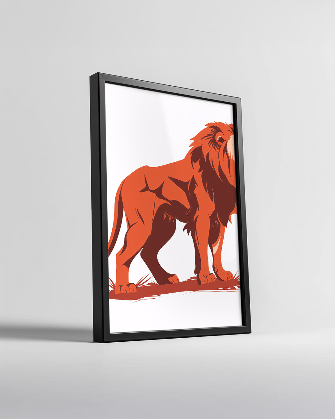 Aslan - Kükreyen Güç Poster Tablosu