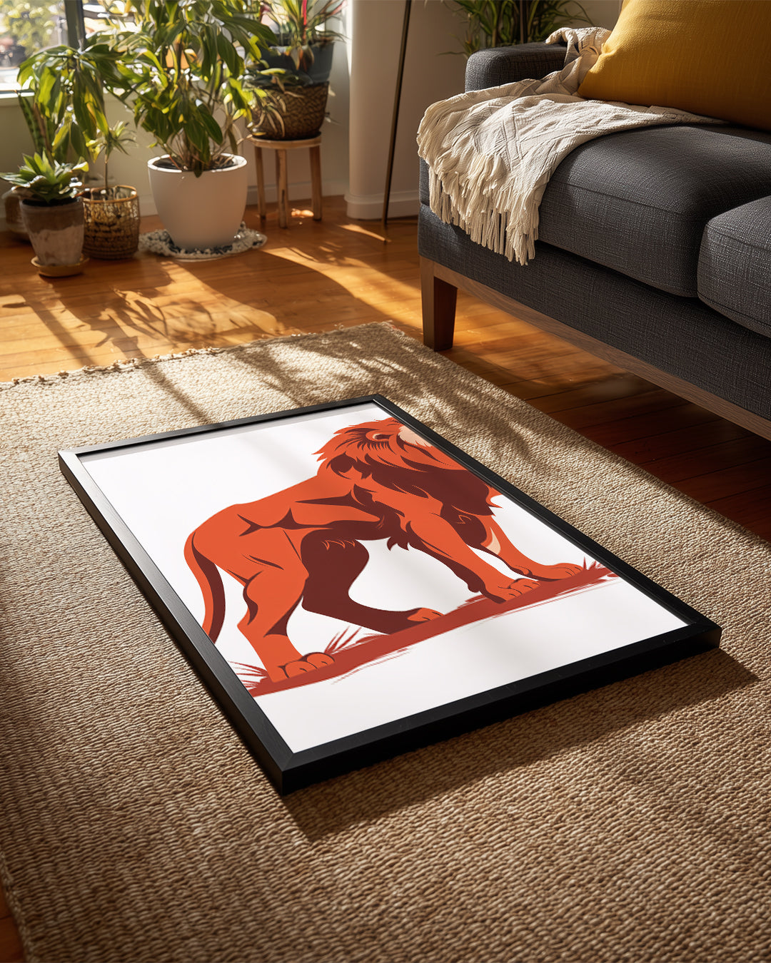 Aslan - Kükreyen Güç Poster Tablosu