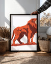 Aslan - Kükreyen Güç Poster Tablosu
