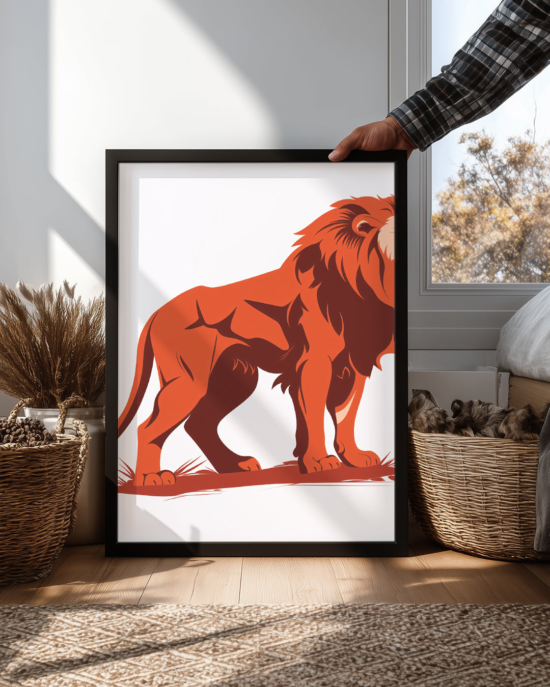 Aslan - Kükreyen Güç Poster Tablosu