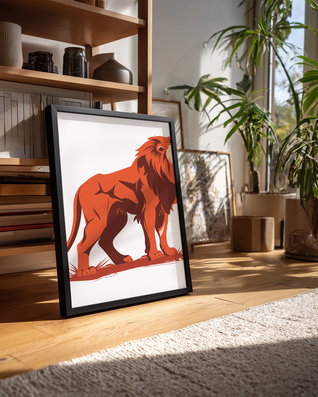 Aslan - Kükreyen Güç Poster Tablosu