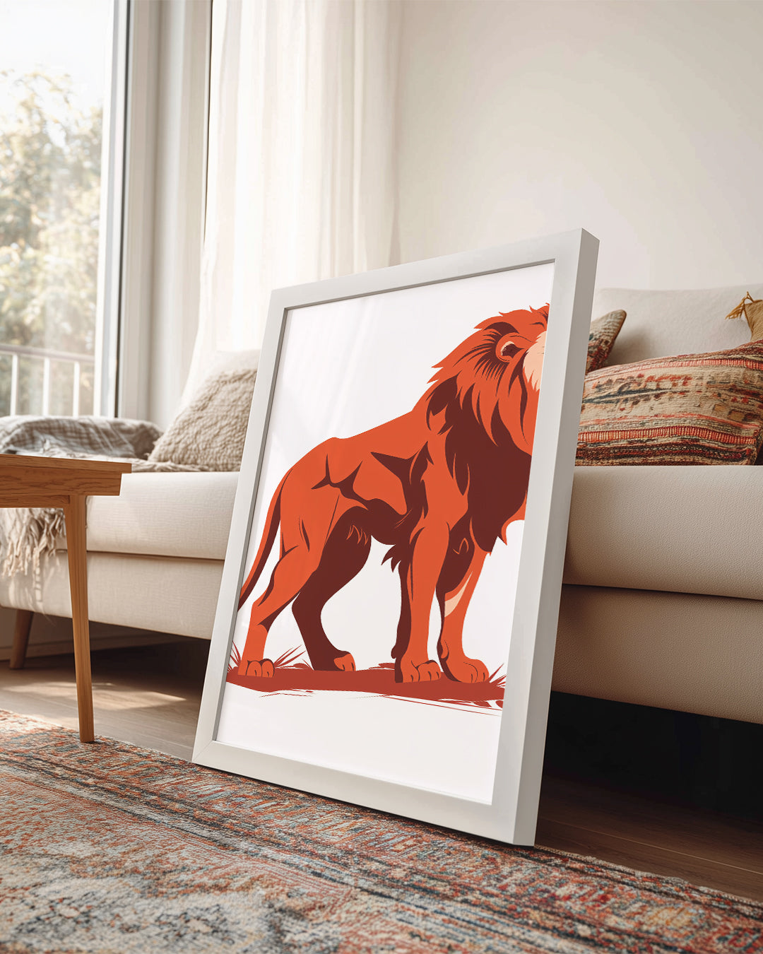 Aslan - Kükreyen Güç Poster Tablosu