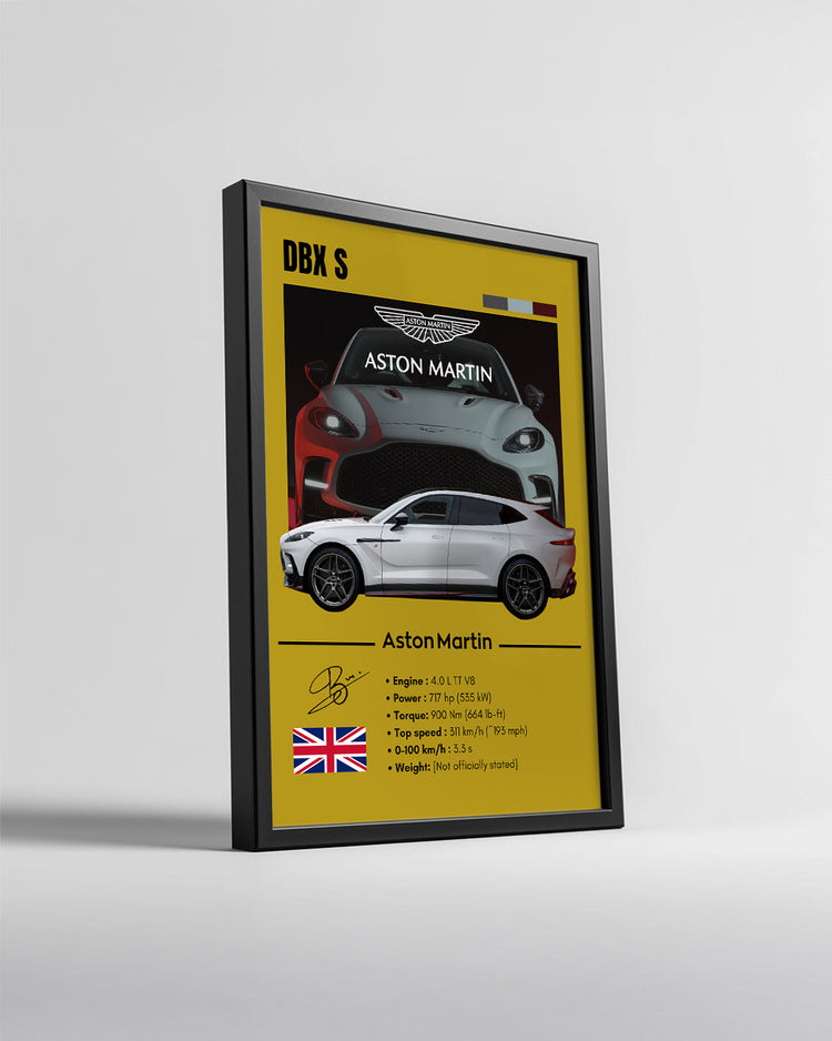 Aston Martin DBX S Poster Tablosu
