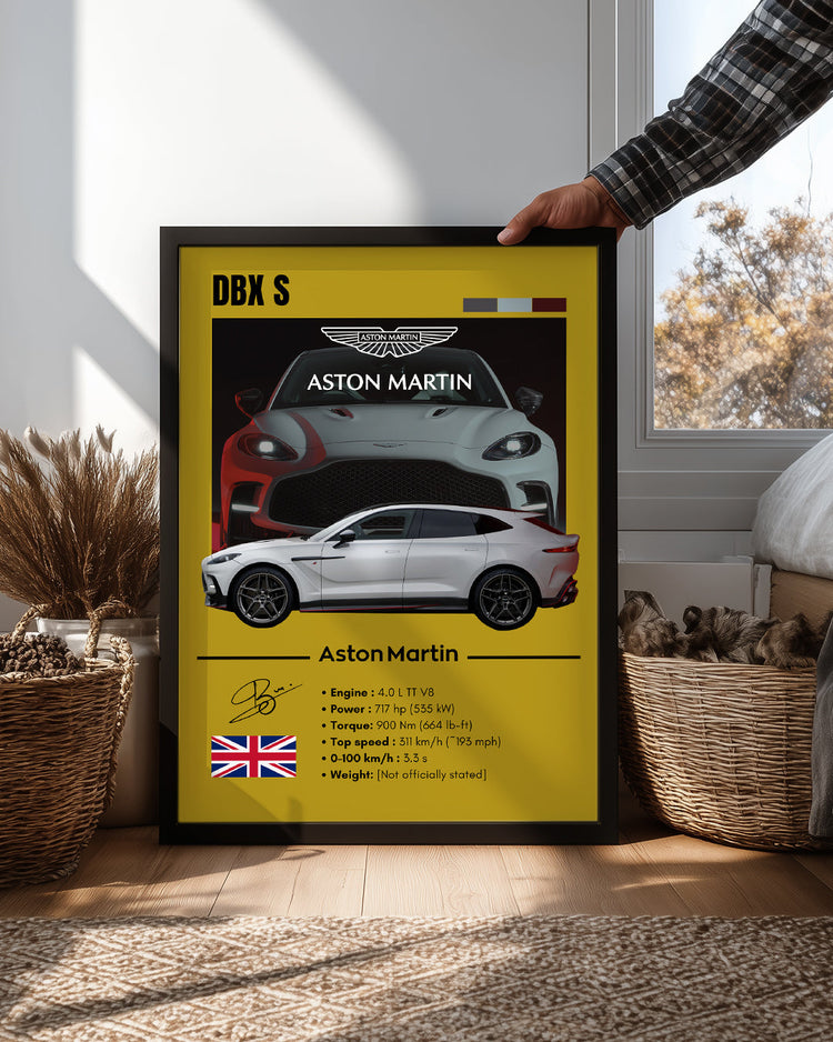 Aston Martin DBX S Poster Tablosu