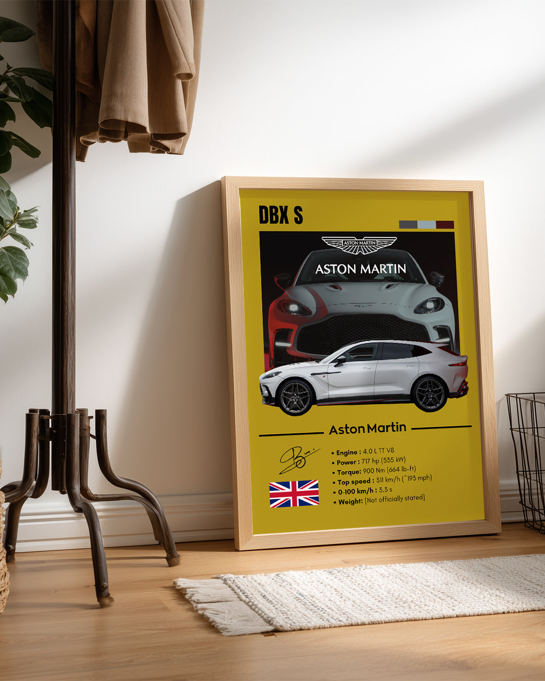Aston Martin DBX S Poster Tablosu