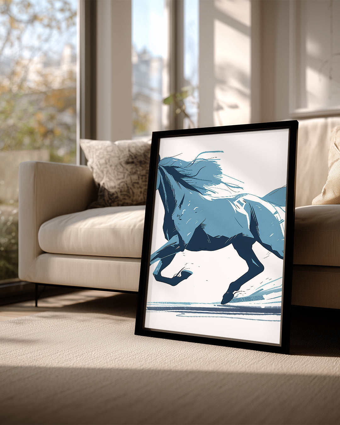 At - Hızlı Koşu Poster Tablosu