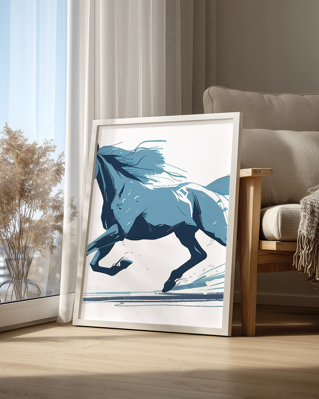 At - Hızlı Koşu Poster Tablosu