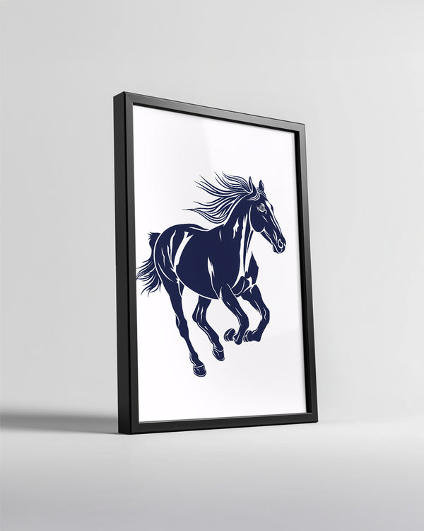 At - Koşan Güç Poster Tablosu