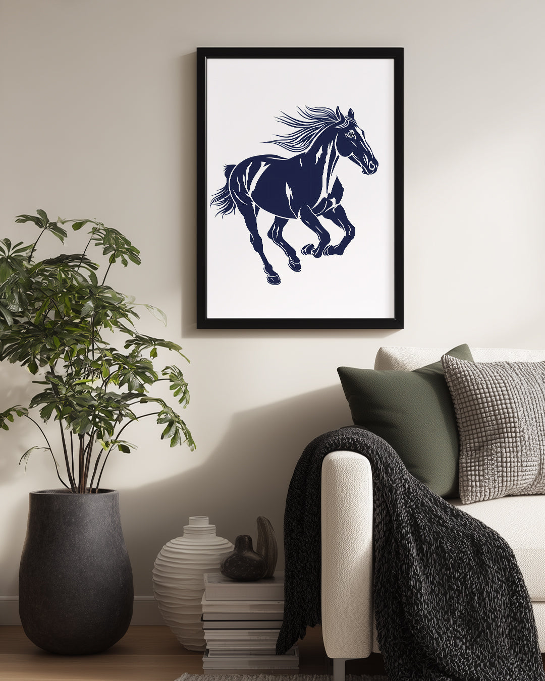At - Koşan Güç Poster Tablosu