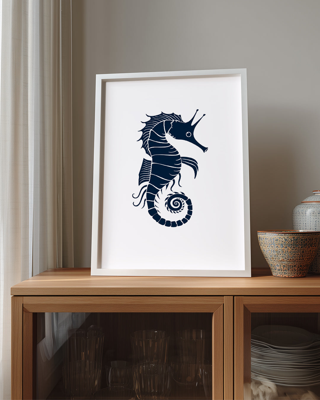 At Kelebeği - Deniz Altı Kraliçesi Poster Tablosu