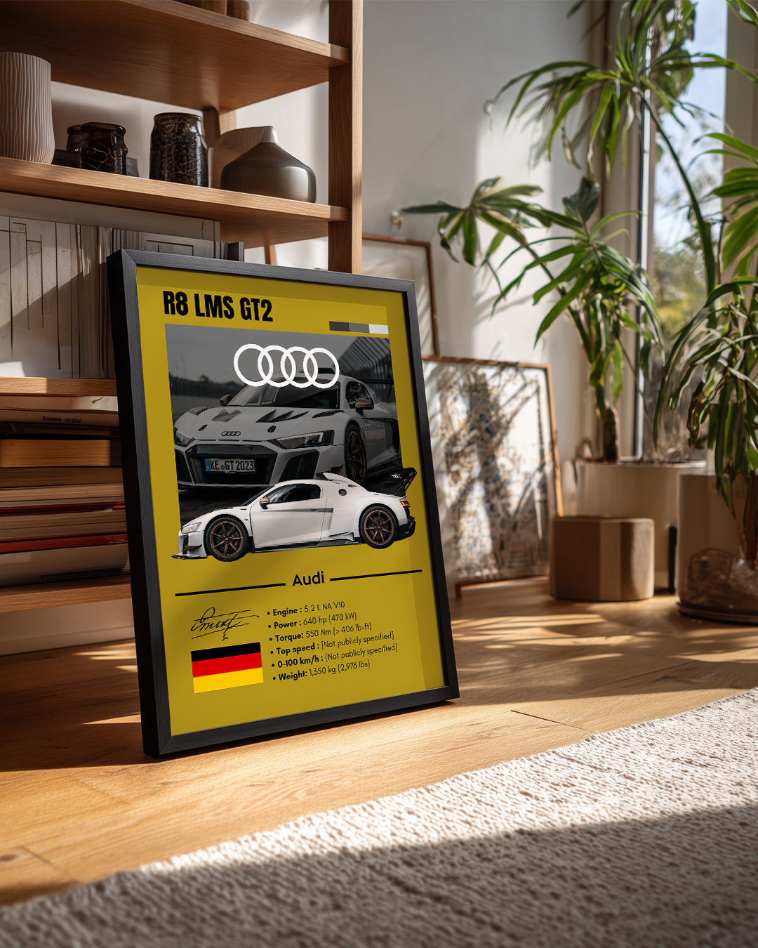 Audi R8 LMS GT2 Poster Tablosu