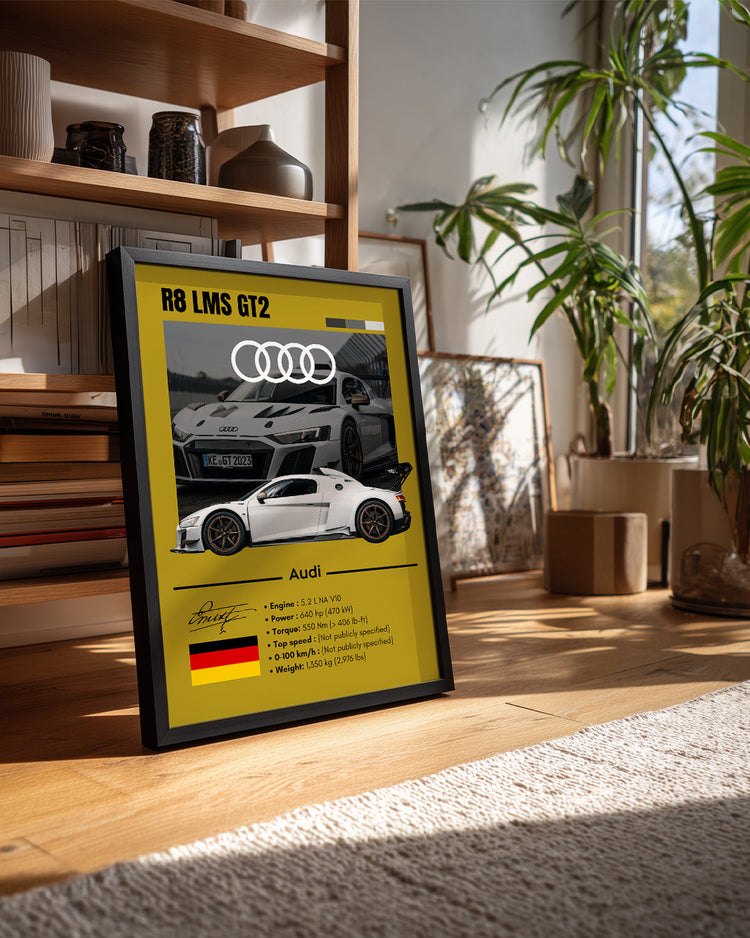 Audi R8 LMS GT2 Poster Tablosu