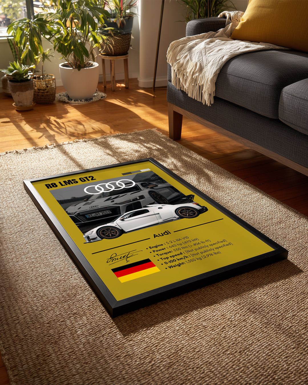 Audi R8 LMS GT2 Poster Tablosu