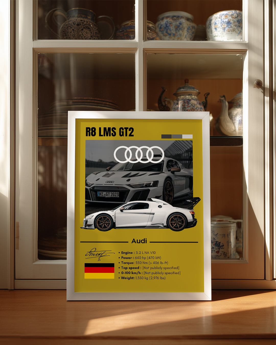 Audi R8 LMS GT2 Poster Tablosu