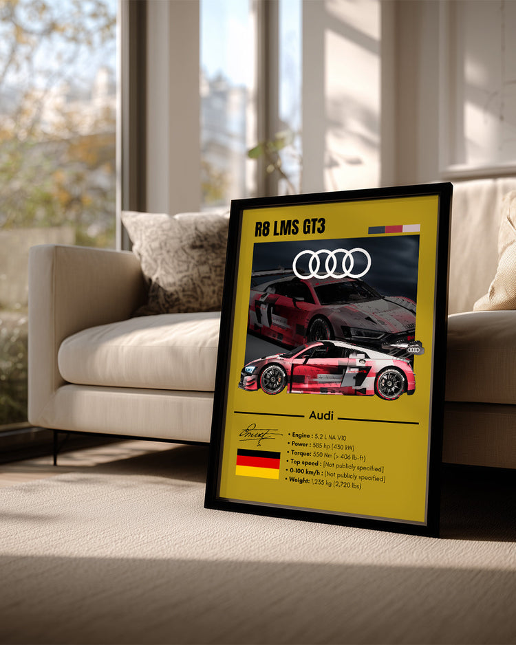 Audi R8 LMS GT3 Poster Tablosu