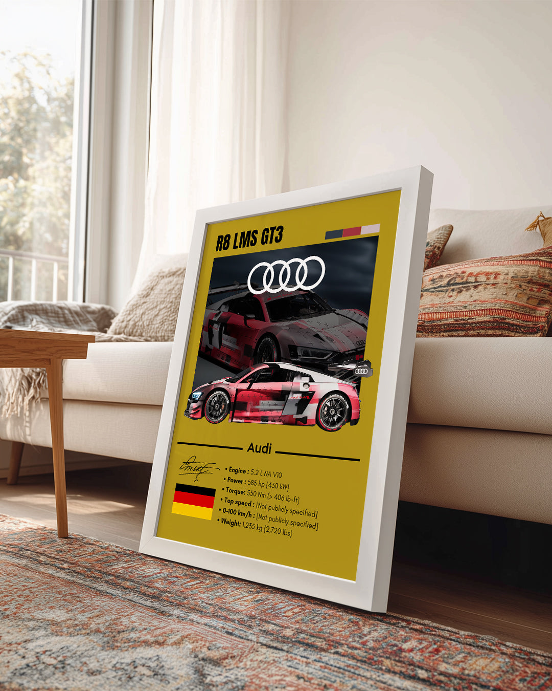 Audi R8 LMS GT3 Poster Tablosu