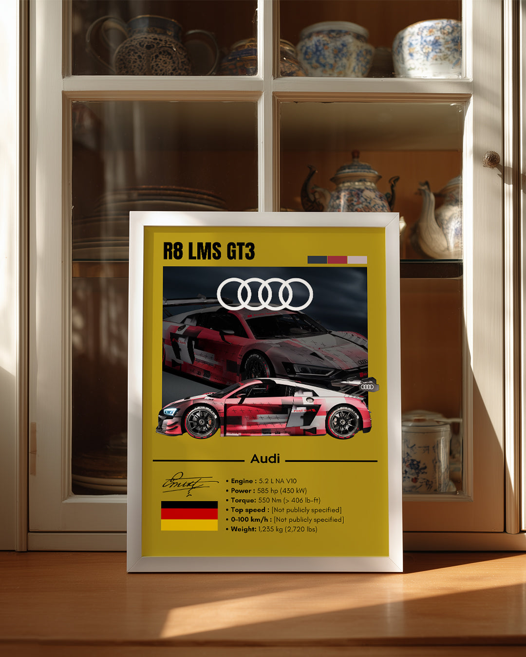 Audi R8 LMS GT3 Poster Tablosu