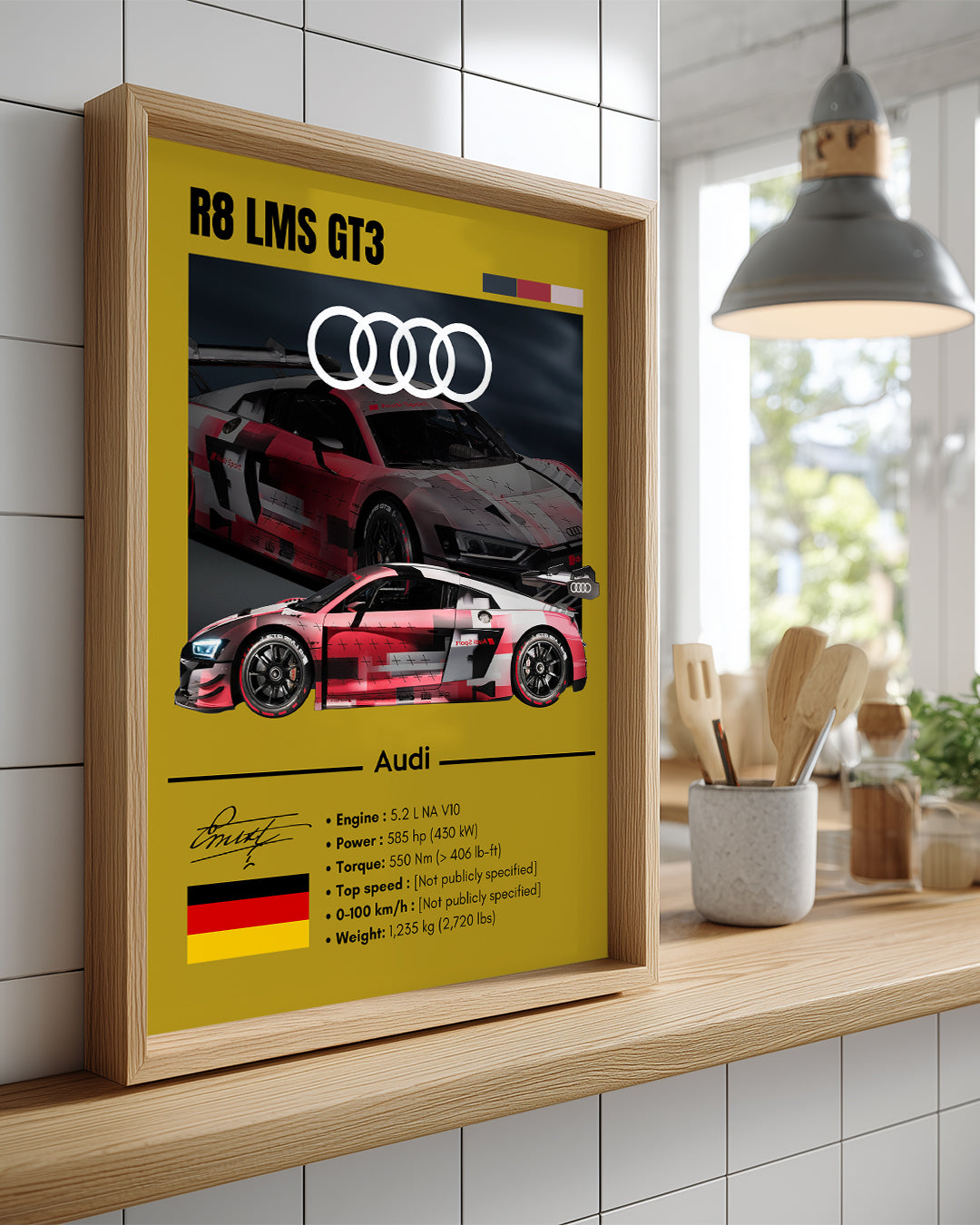 Audi R8 LMS GT3 Poster Tablosu
