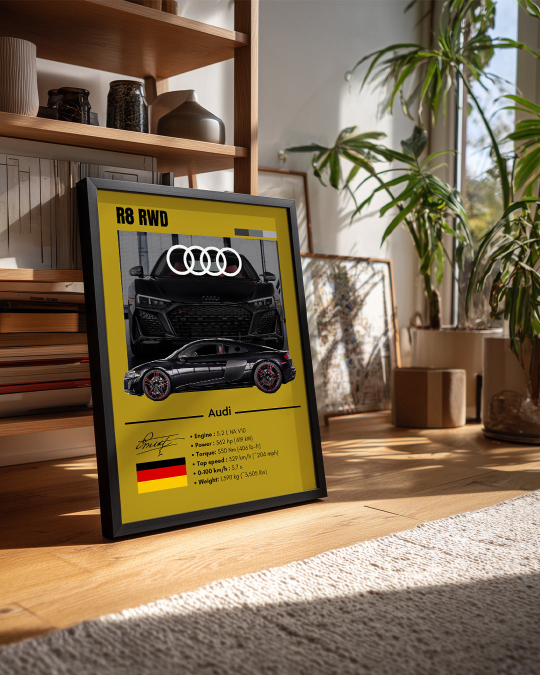 Audi R8 RWD Poster Tablosu