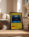 Audi R8 Poster Tablosu