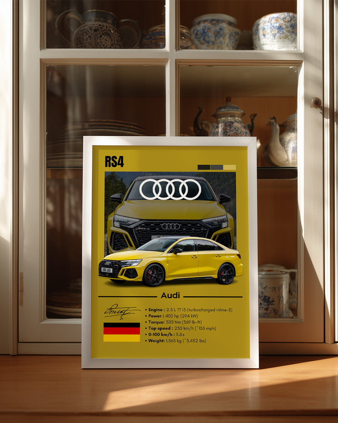 Audi RS3 Poster Tablosu