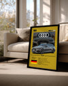 Audi RS4 Poster Tablosu